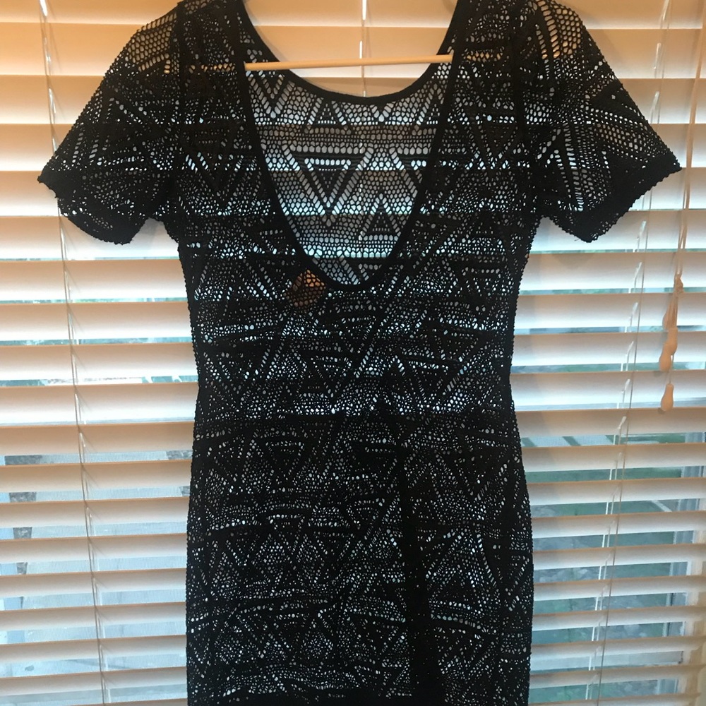 Black Sheer Cover Up